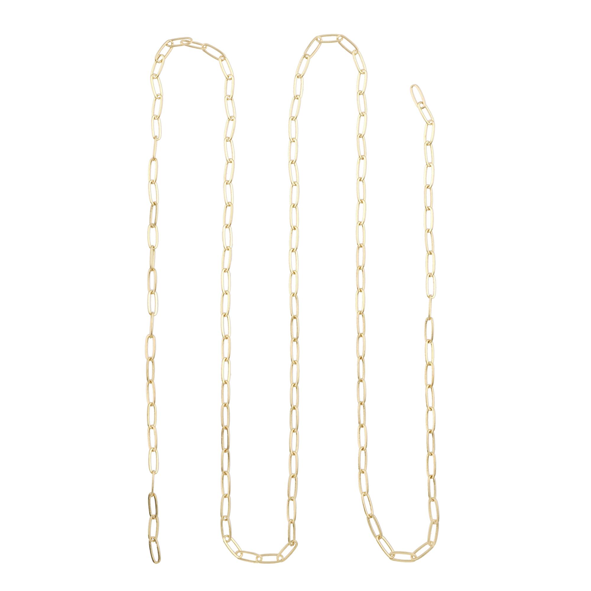 36" Paperclip Necklace Chain by Bead Landing